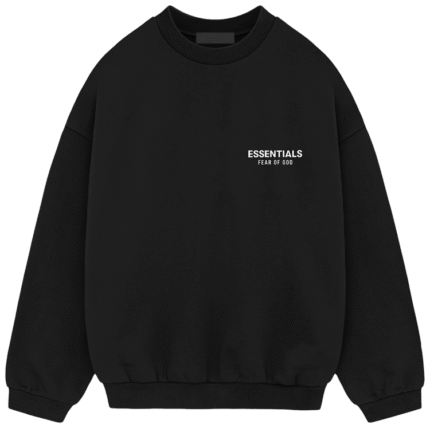 Essentials Black Sweatshirt