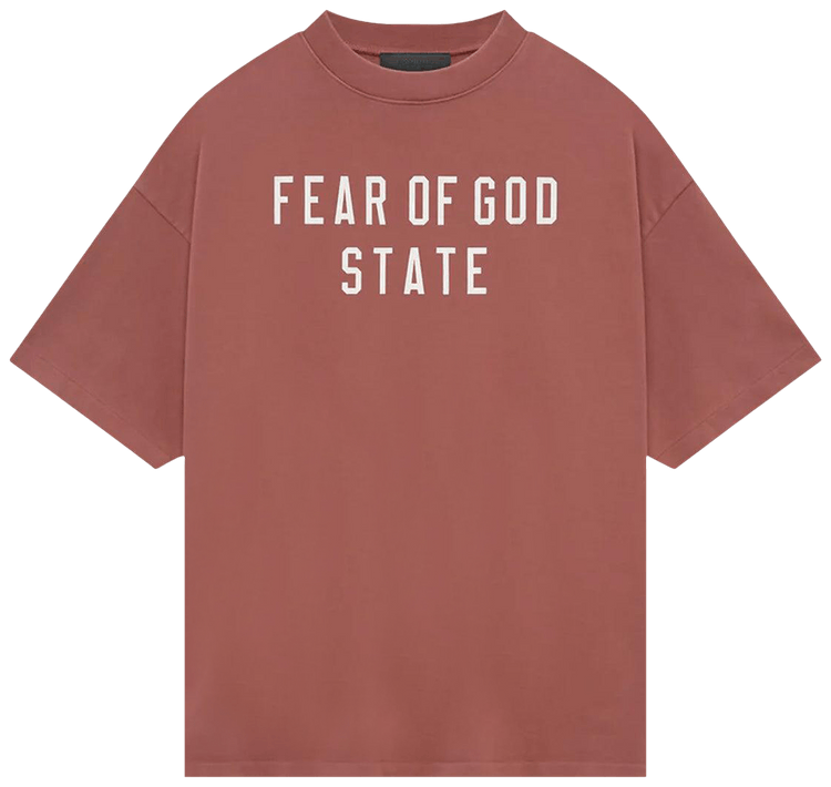 Fear Of God Essentials Wine Crewneck t Shirt Fear Of God Essentials Wine Crewneck t Shirt