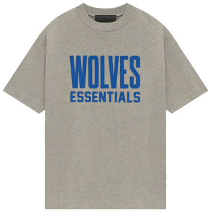 Essentials Wolevs Logo Gray t Shirt