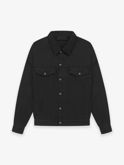 Essentials Denim Jet Black Jacket