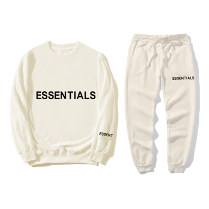 Essentials White Tracksuit Sales