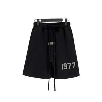 Essentials Black 1977 Shorts