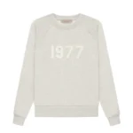 Essentials Crewneck 1977 Gray Sweatshirt