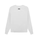 Essentials Overlapped White Sweatshirt