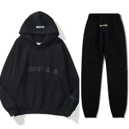Essentials Black Tracksuit