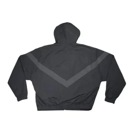 Essentials Zip Anorak Windbreaker Black Jacket