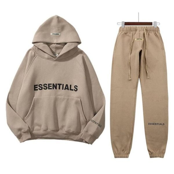 Essentials Fear of God Oversized Brown Tracksuit Essentials Fear of God Oversized Brown Tracksuit