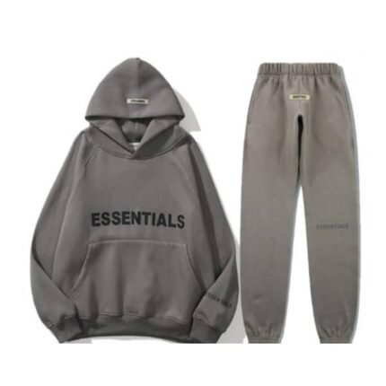 Fear of God Essentials Oversized Gray Tracksuit