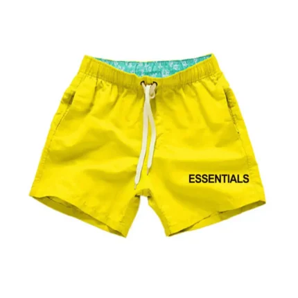 Fear Of God Essentials Yellow Shorts