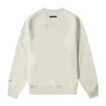 Essentials Core Crew White Sweatshirt