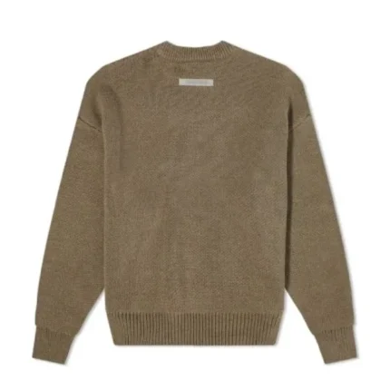 Essentials Knitted Harvest Brown Sweatshirt