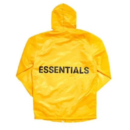 Essentials Fear of God Graphic Hooded Coach– Yellow Jacket