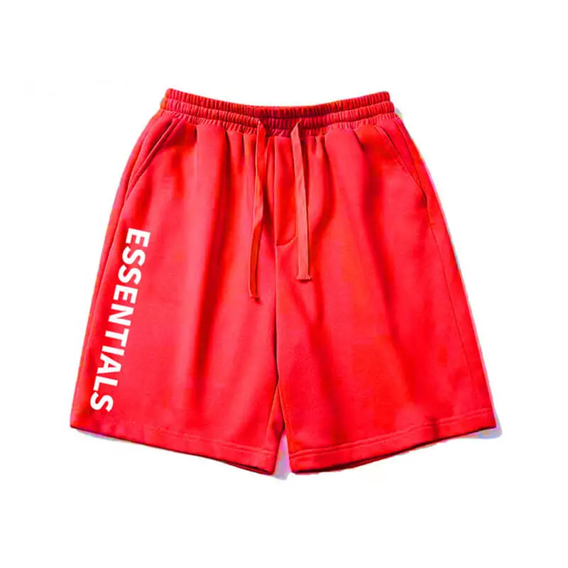 Fear Of God Essentials Red Shorts Fear Of God Essentials Red Shorts