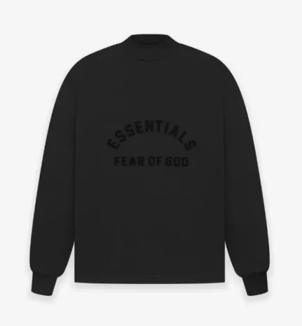 Essentials LS Tee – Jet Black Sweatshirt