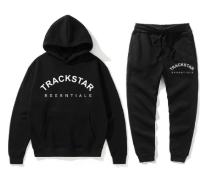 Essentials Black Tracksuit